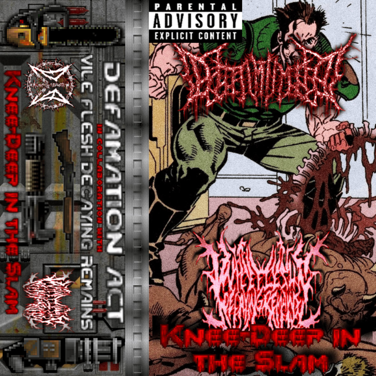 KNEE-DEEP IN THE SLAM / Split with Vile Flesh Decaying Remains