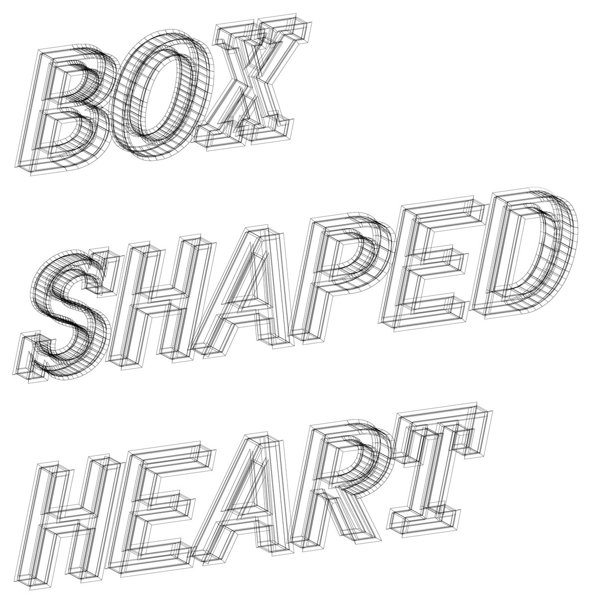 box shaped heart