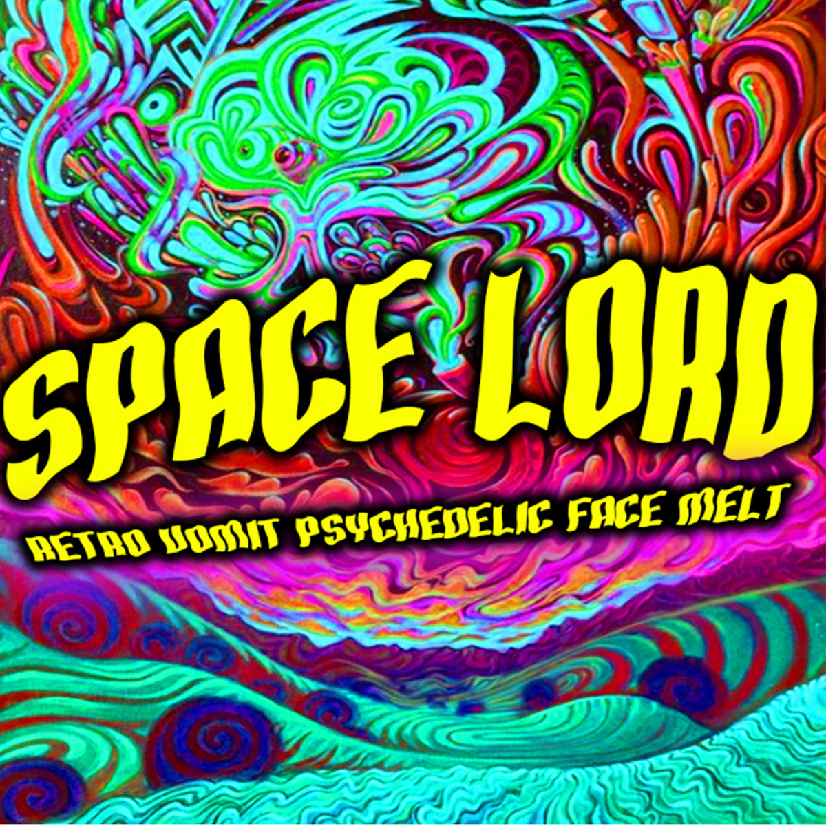 Retro Vomit Psychedelic Face Melt