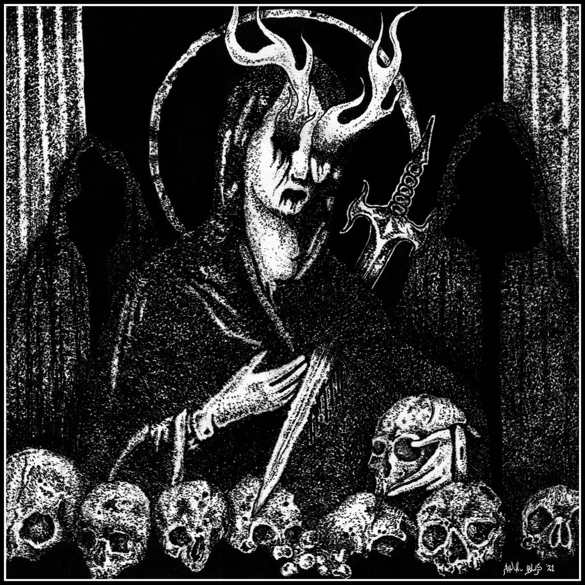 Split w/ Μνήμα, Celestial Sword & The Oracle