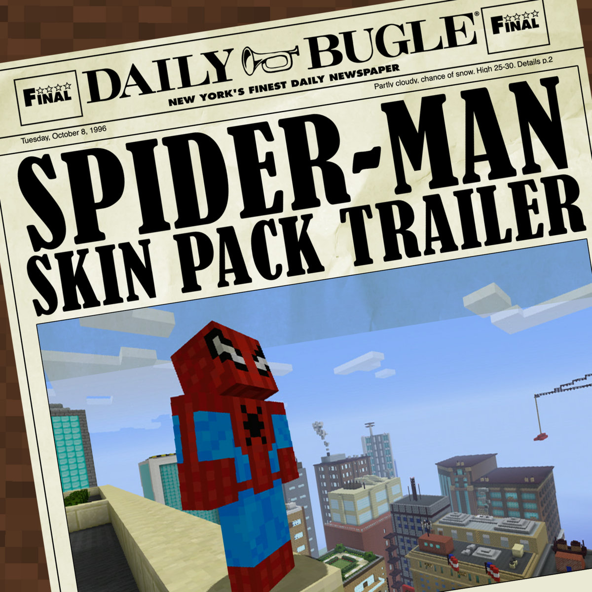 Spider-Man Minecraft Trailer