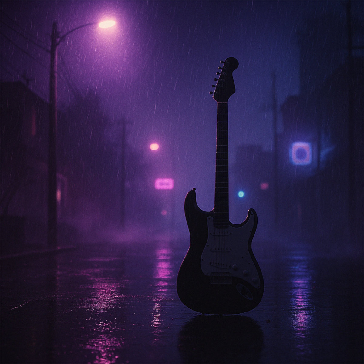 Neon Static - Indie Backing Track Exploring D Dorian Over Am