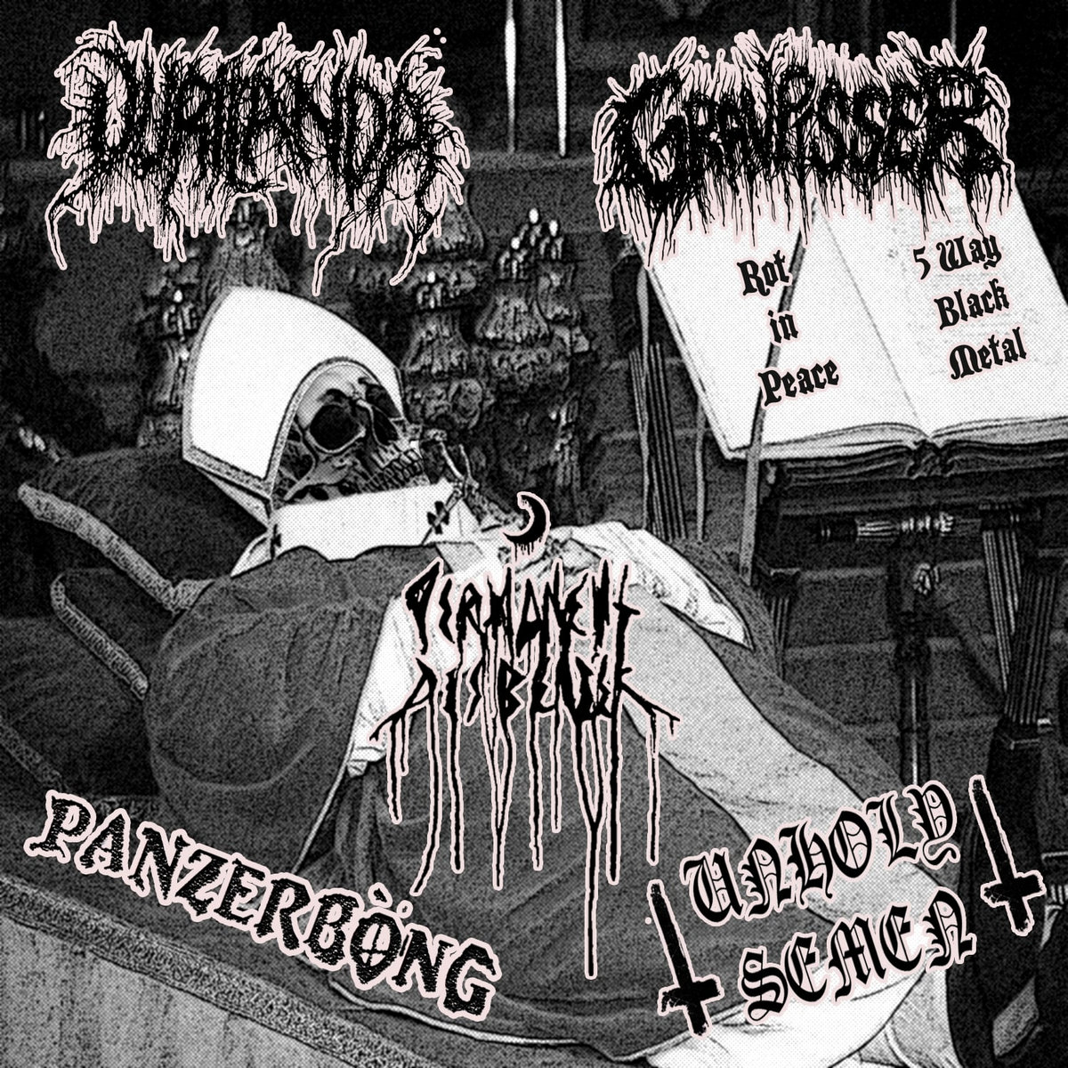 'Rot In Peace' split w/ VURILANDA, PERMANENT DISBELIEF, PANZERBONG and GRAVPISSER