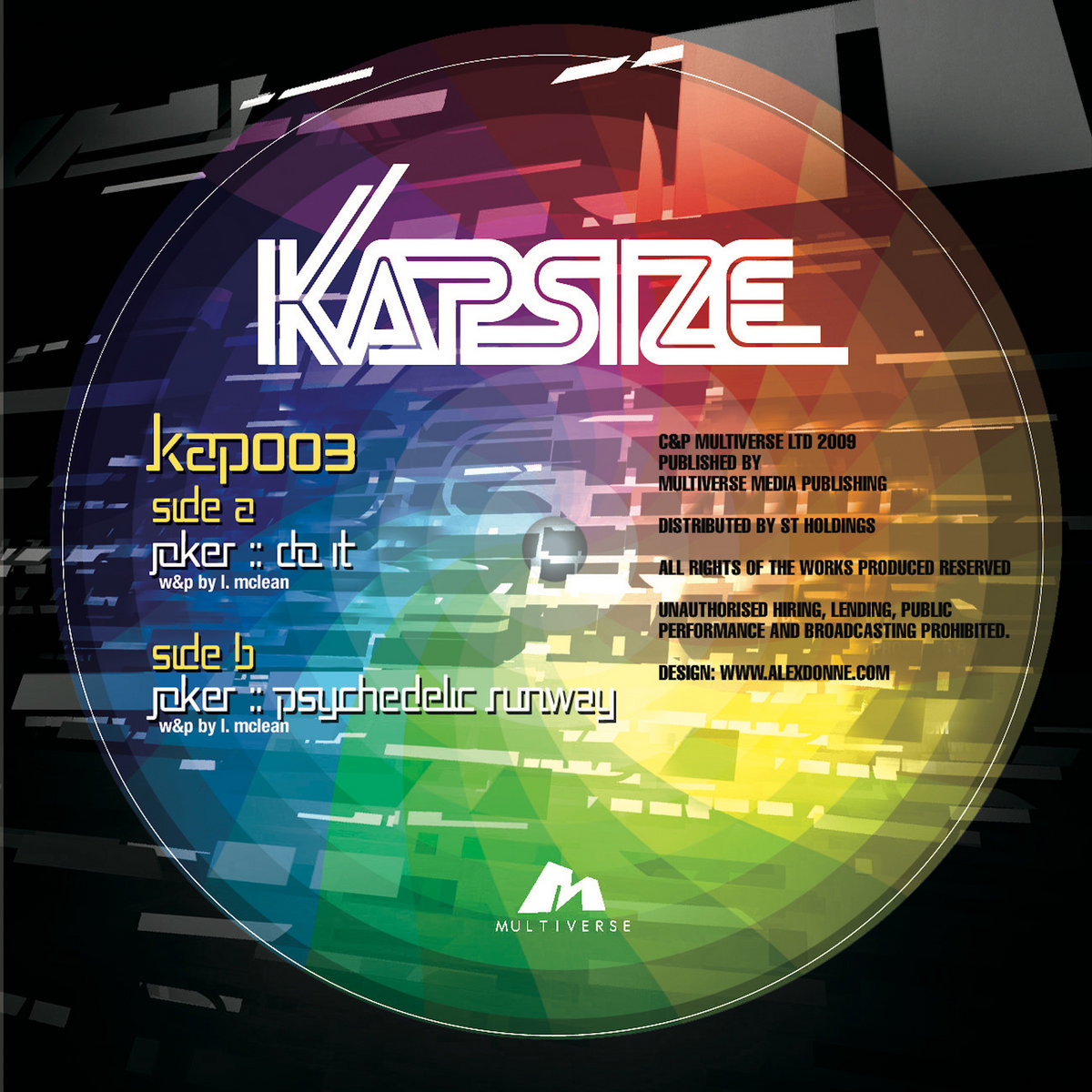 Kapsize 003 (Do it / Psychedelic runway)