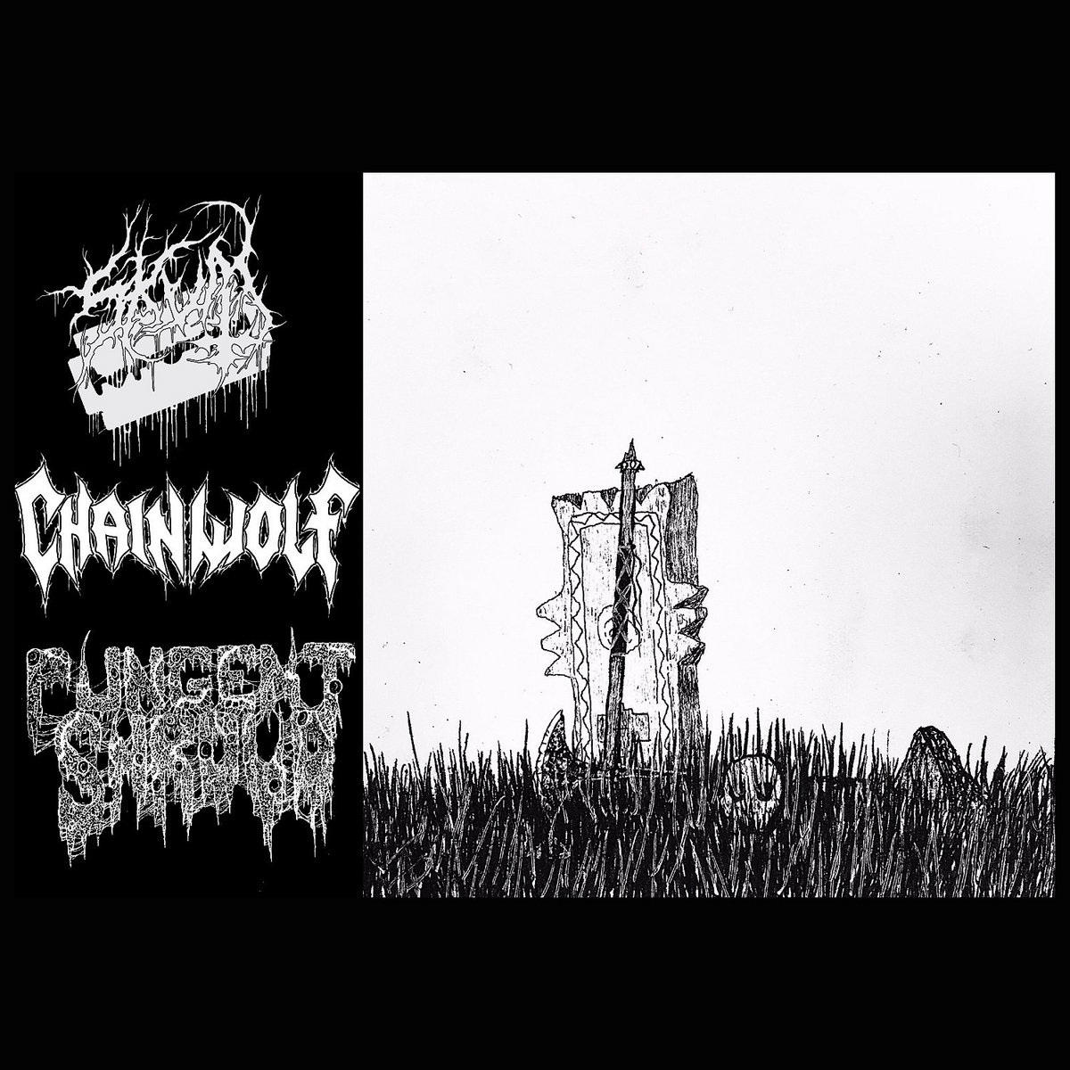 Pungent Shroud/Chain Wolf/Skvm Split