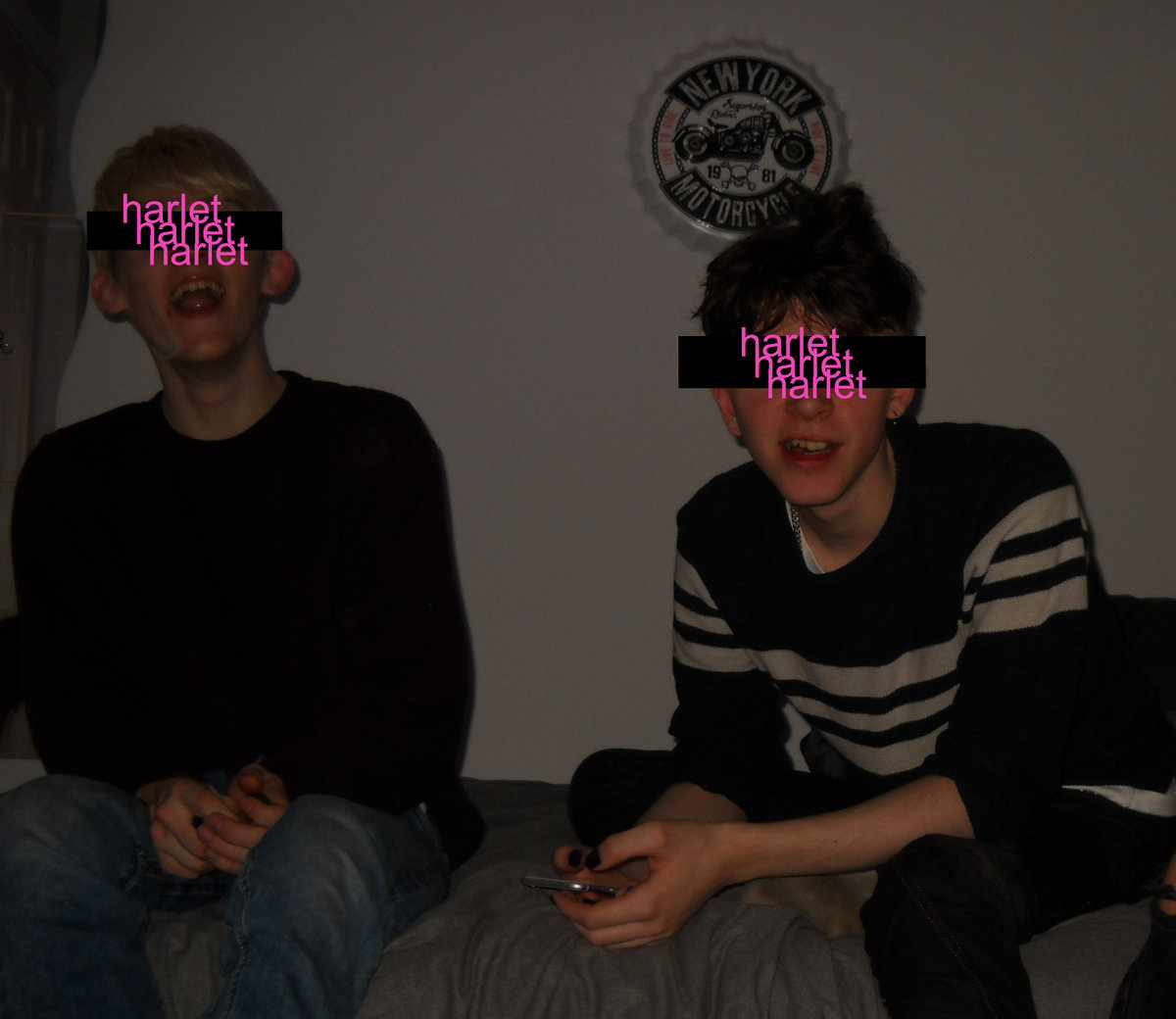 demo tape of harlet crying about grief, past heartbreak and politics.