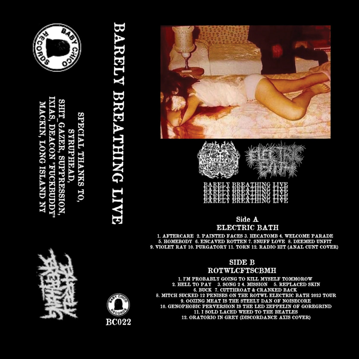 Barely Breathing Live (ROTWLCFTSCBMH Split)