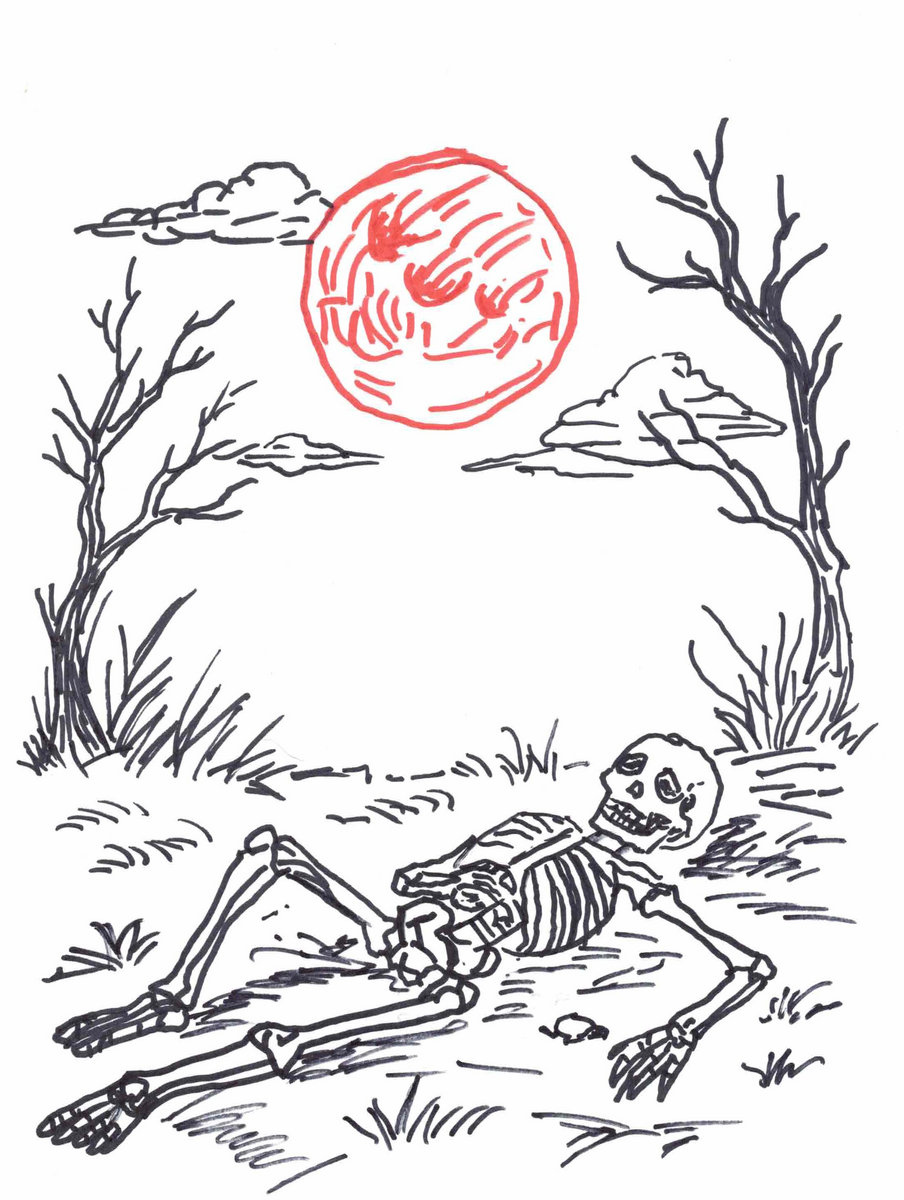 Dying Under A Blood Moon