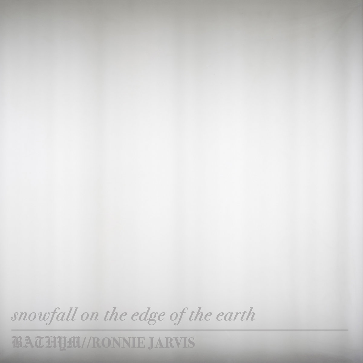 snowfall on the edge of earth (feat. ronnie jarvis)