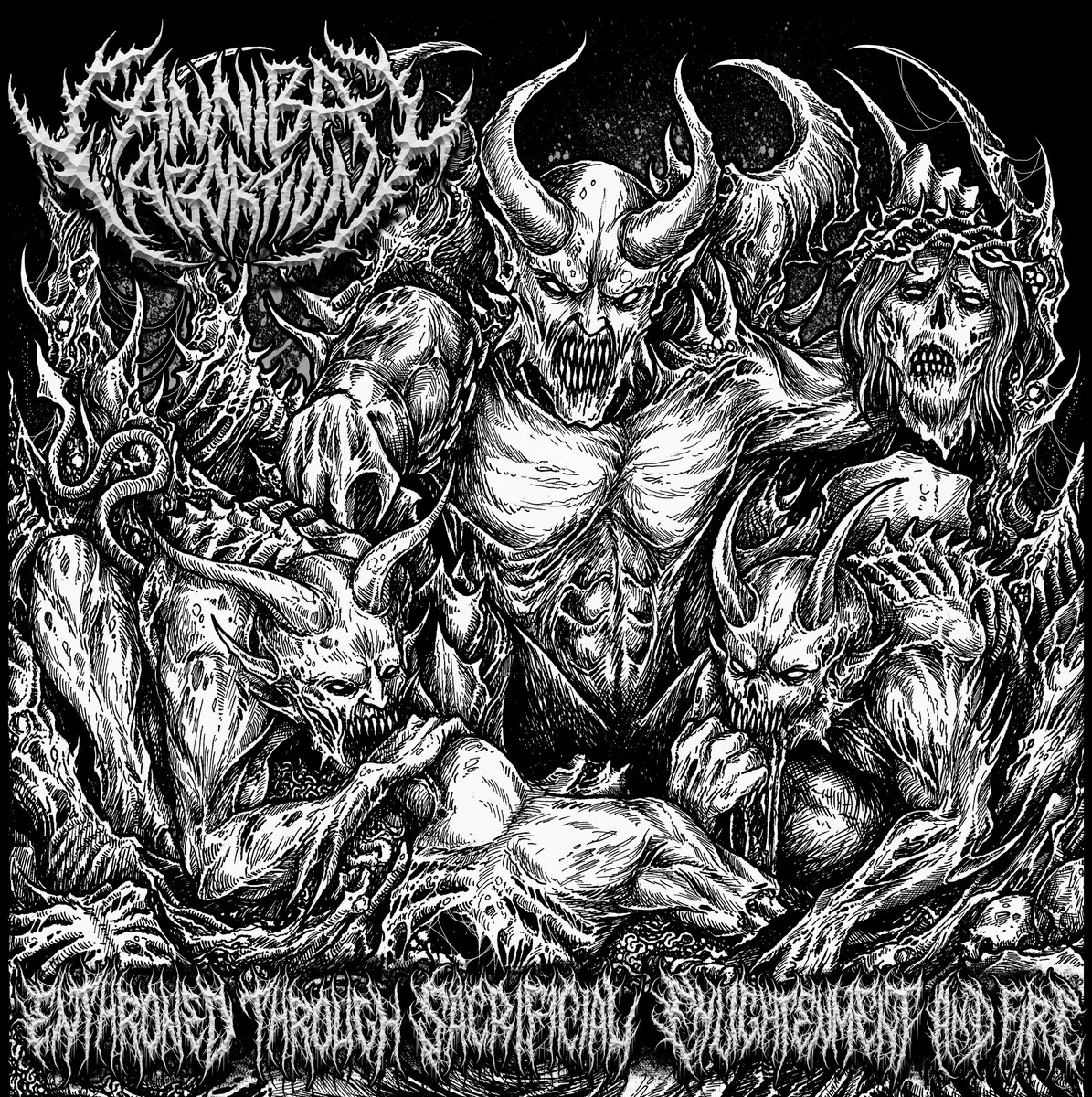 Enthroned Through Sacrificial Enlightenment And Fire (ft. Frank Jonker of Hateful Transgression)