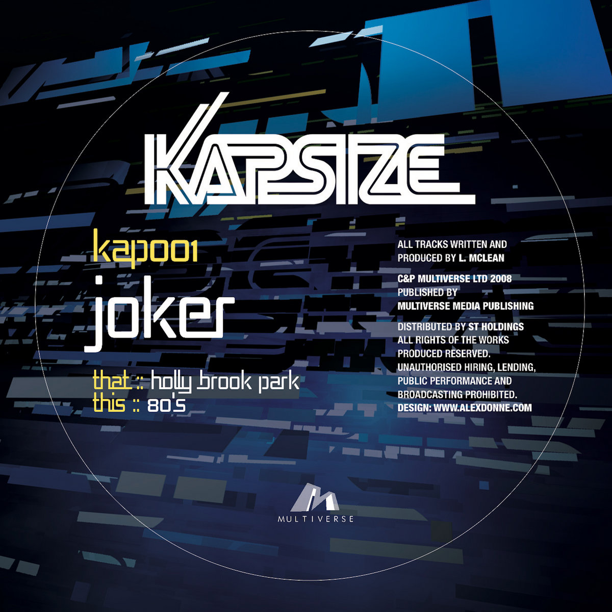 Kapsize 001 (Holly brook park/80s)