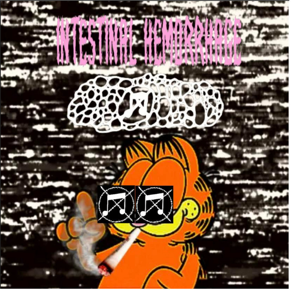 KYPHOSIS X INTESTINAL HEMORRHAGE 'GARFNOISE' SPLIT - KYPHOSIS SIDE