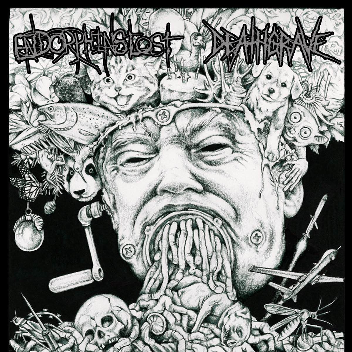 Endorphins Lost / DeathgraVe split 7"