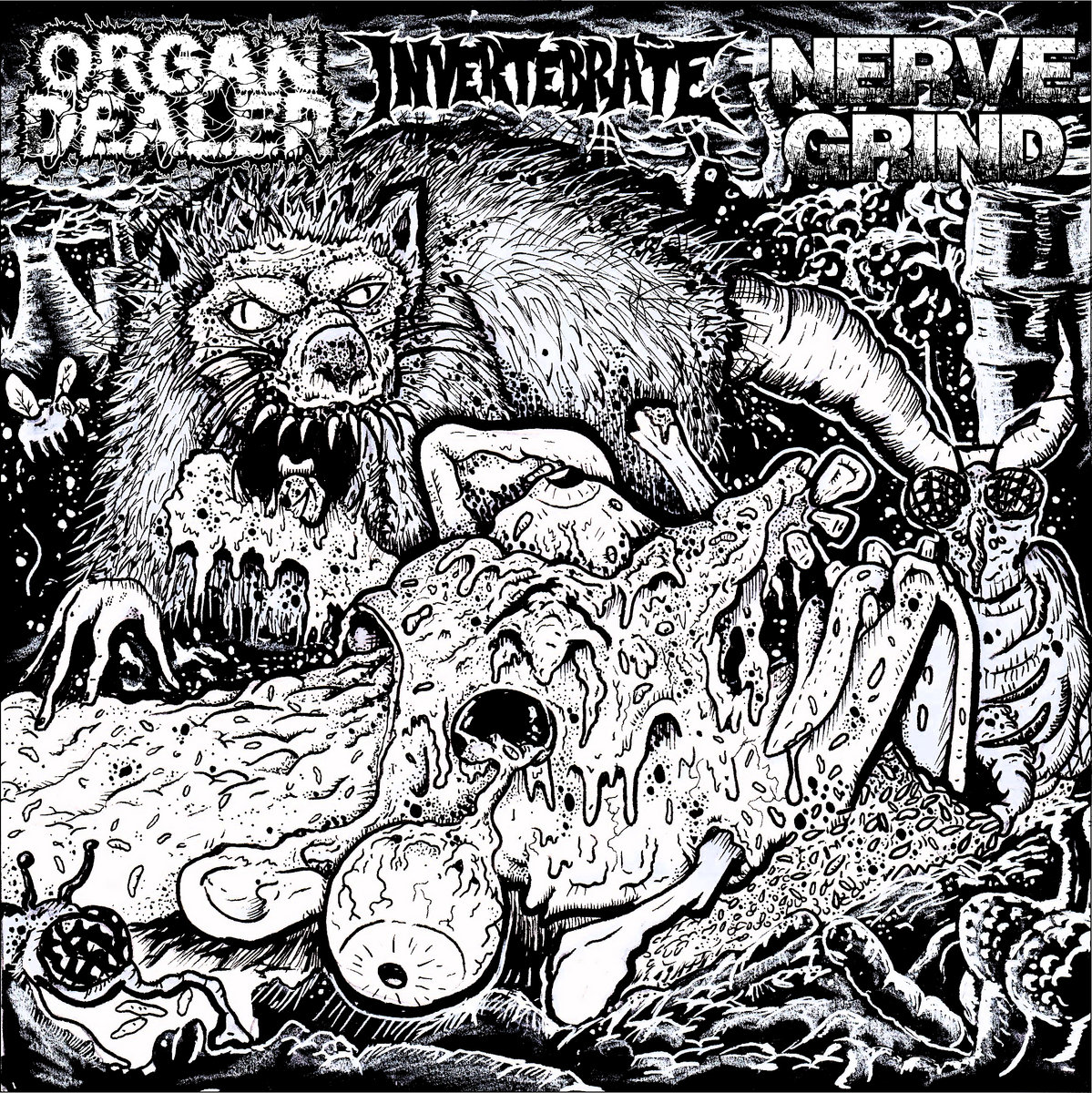 split w/ ORGAN DEALER & INVERTEBRATE