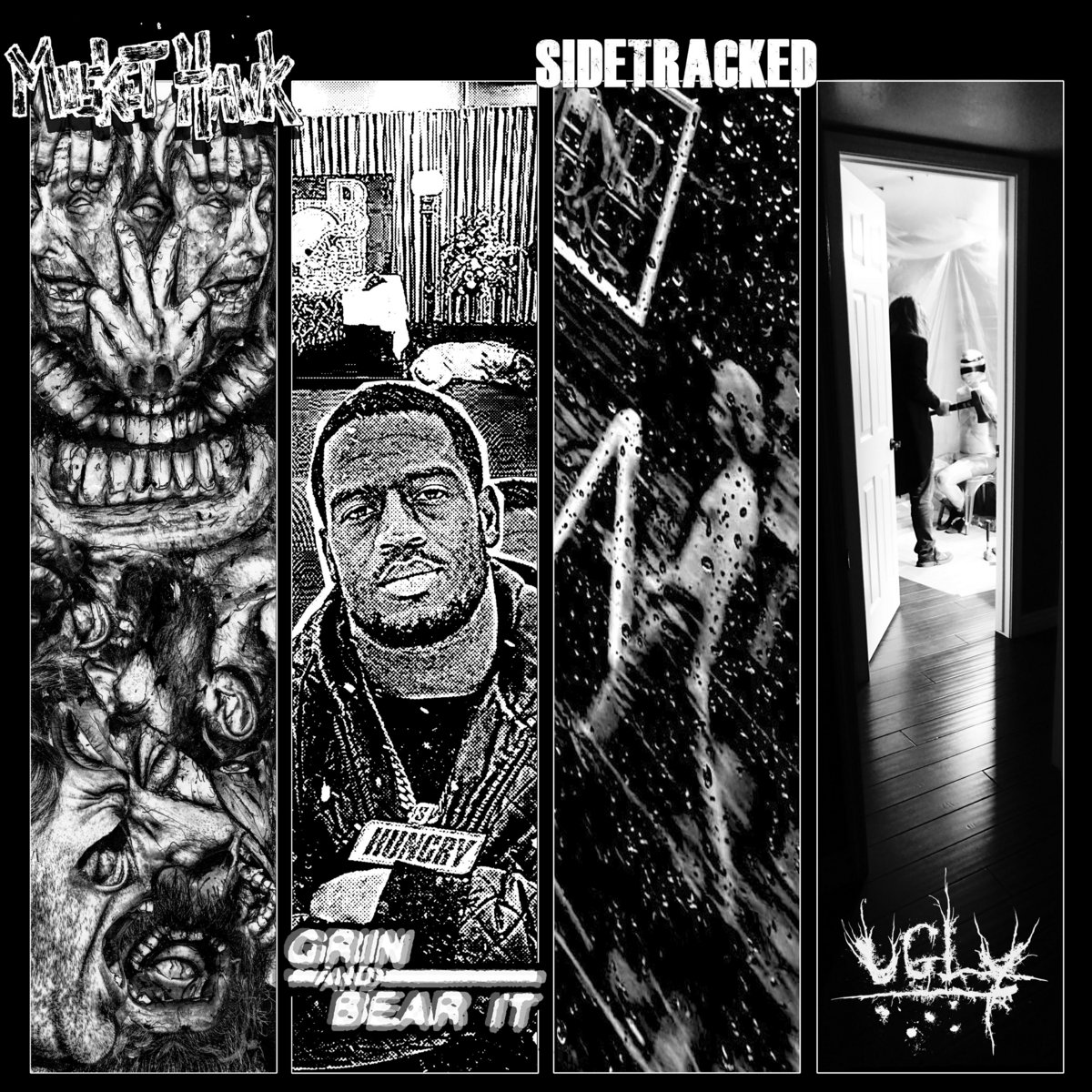 Musket Hawk | Grin and Bear It | Sidetracked | Ugly 4-Way Split