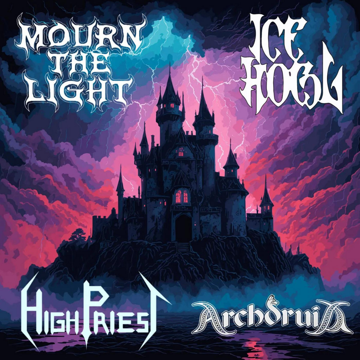 Mourn the Light/High Priest/Ice Howl/Archdruid split