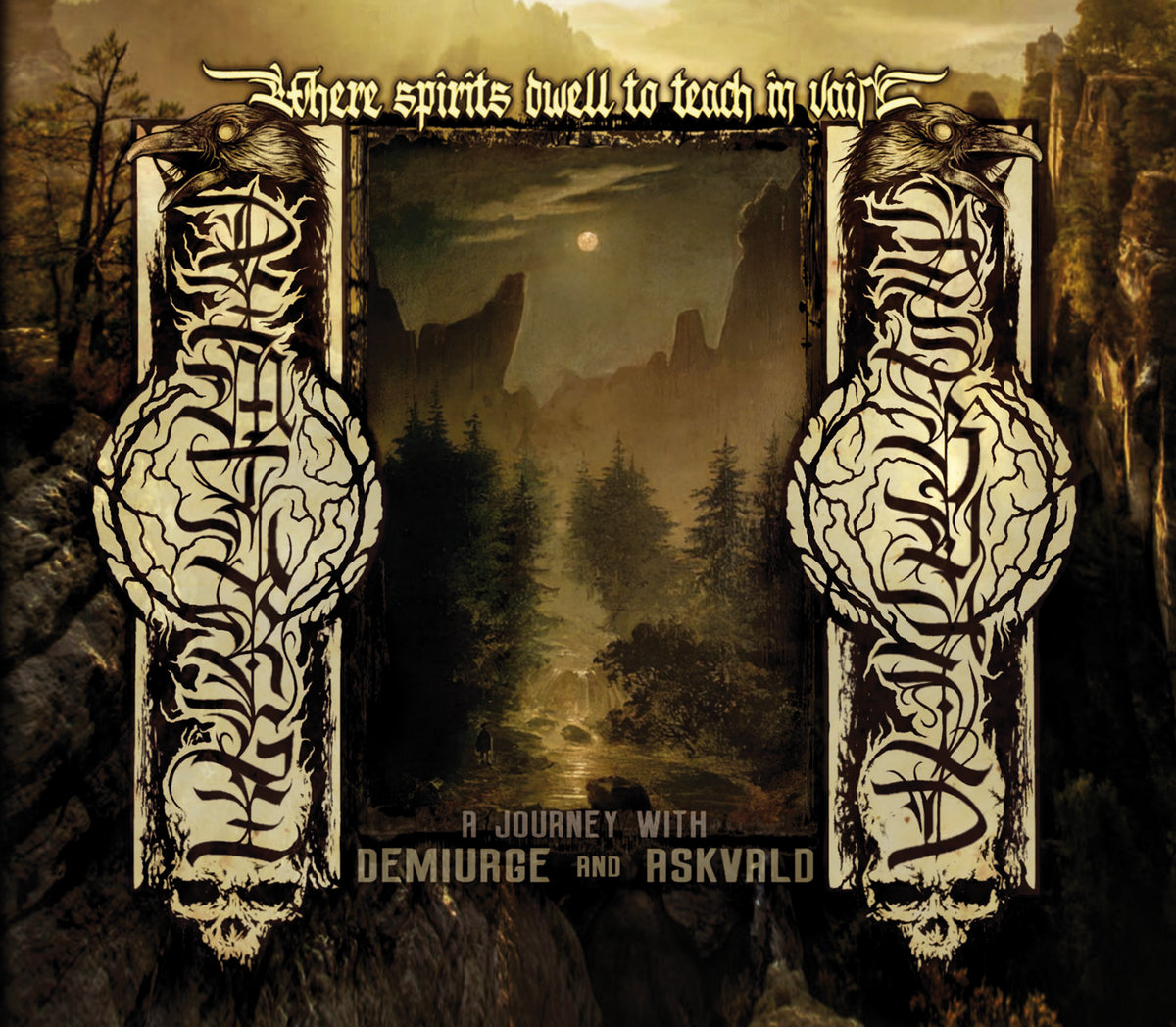 Where Spirits Dwell To Teach In Vain [Demiurge/Askvald SPLIT]