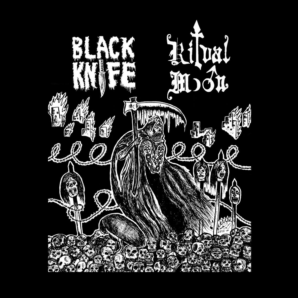 Black Knife/Ritual Moon Split
