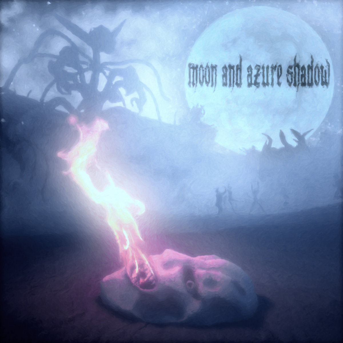 Moon And Azure Shadow