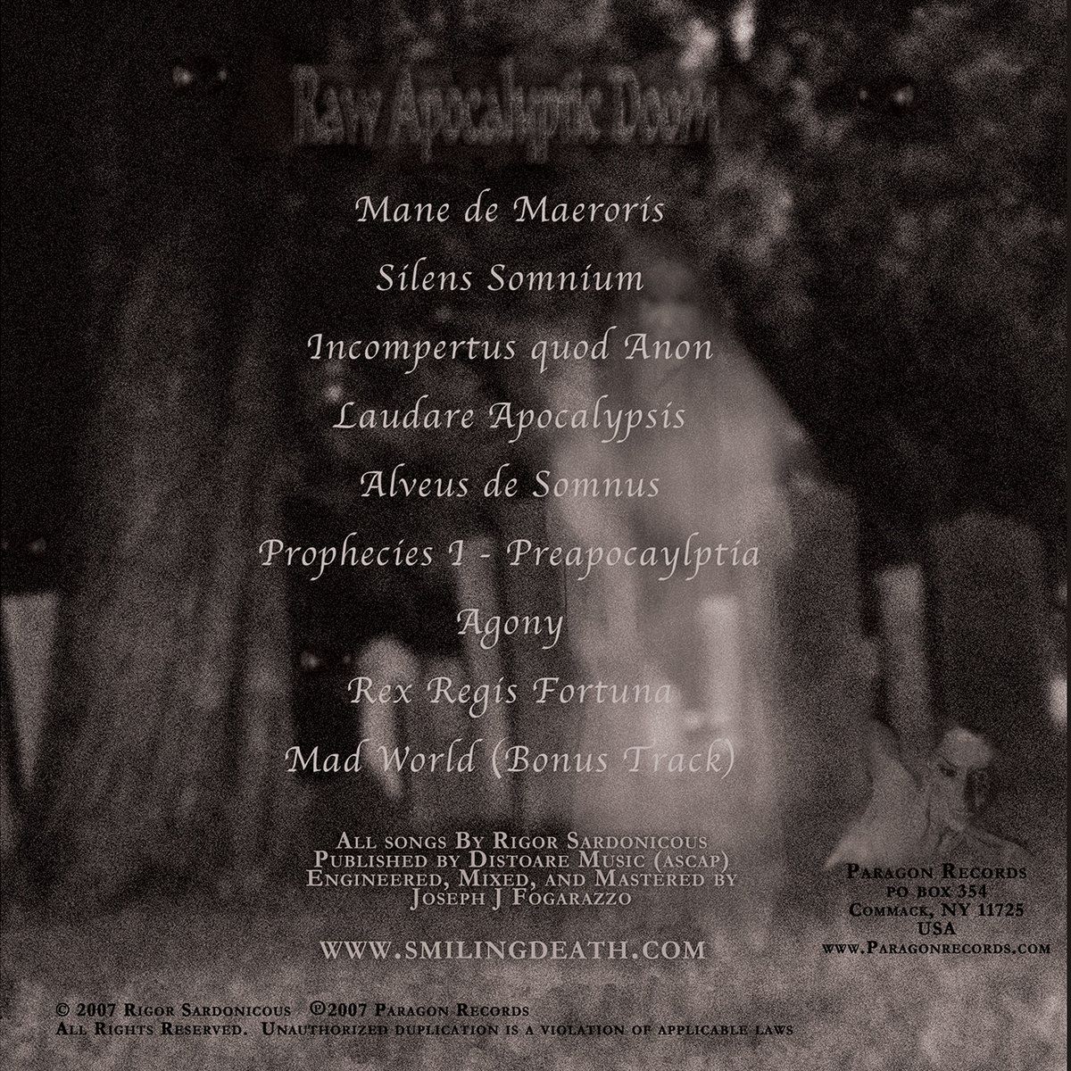 Mad World - (Free Single) - 2008