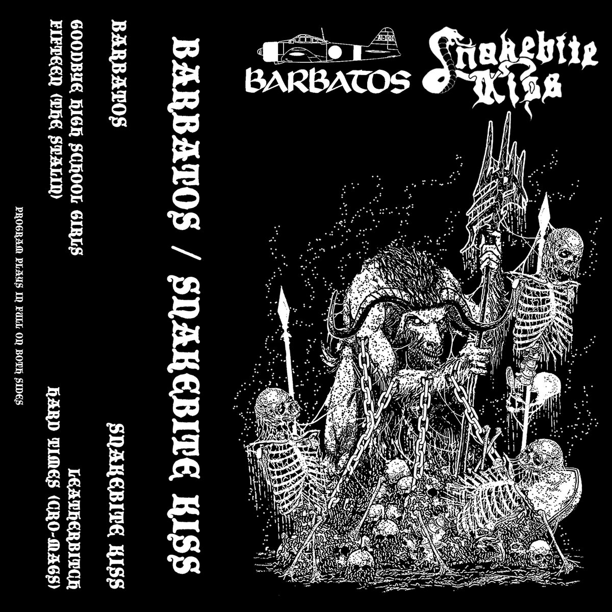 Barbatos / Snakebitekiss Split EP