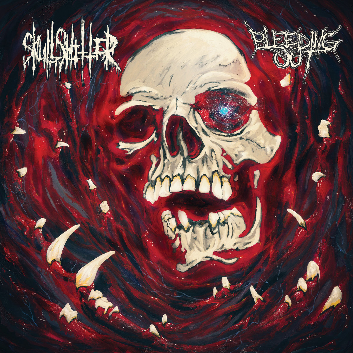 Bleeding Out Split LP