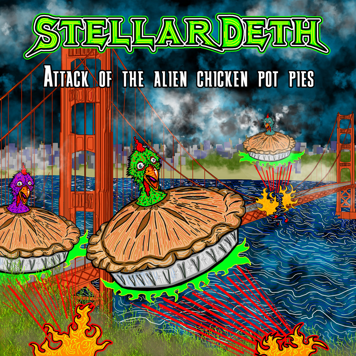 Attack of the Alien Chicken Pot Pies