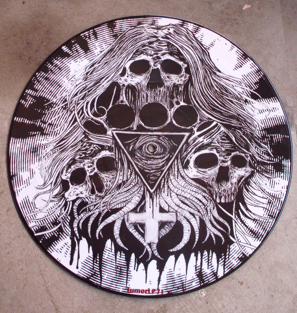 DEATHSTENCH // Trepaneringsritualen Picture Disc Split