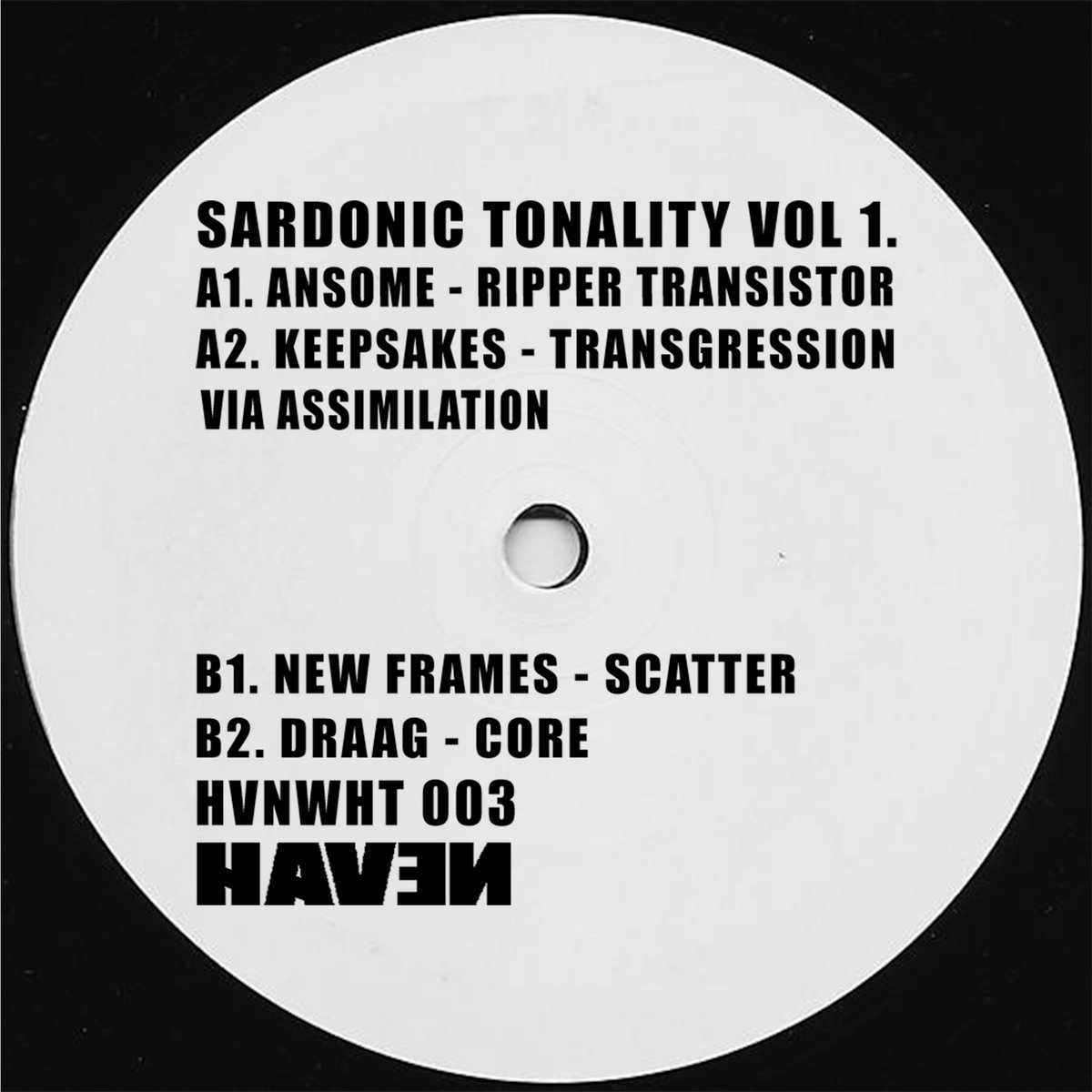 Sardonic Tonality Vol. 1 [HVNWHT003]