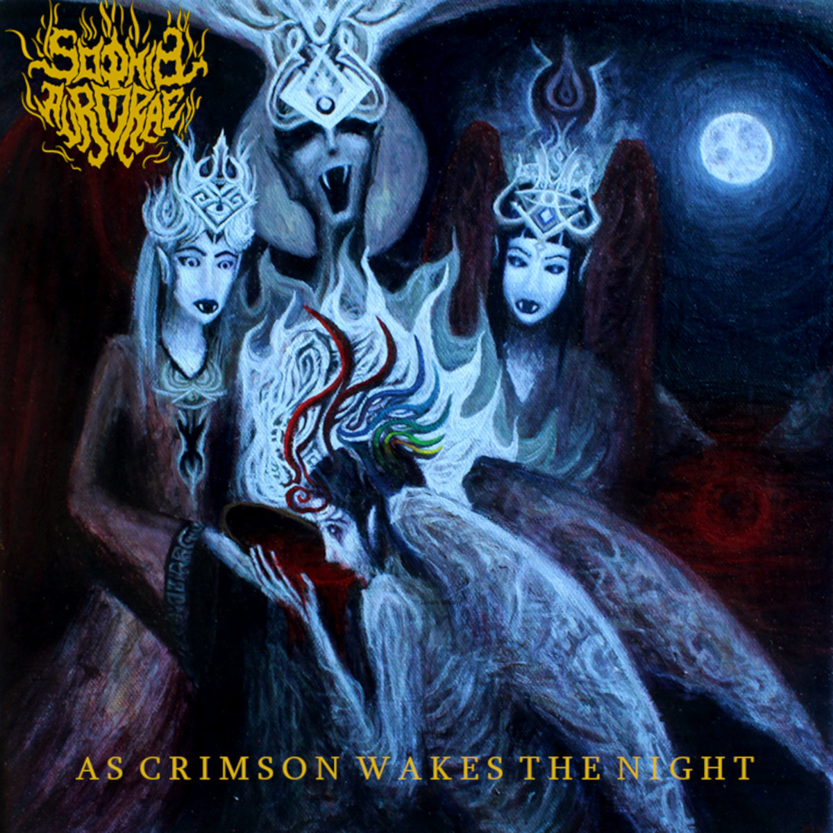 As Crimson Wakes the Night