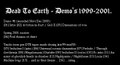 Demo's 1999-2001