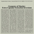 Earth x Black Noi$e - Geometry of Murder: Extra Capsular Extraction Inversions